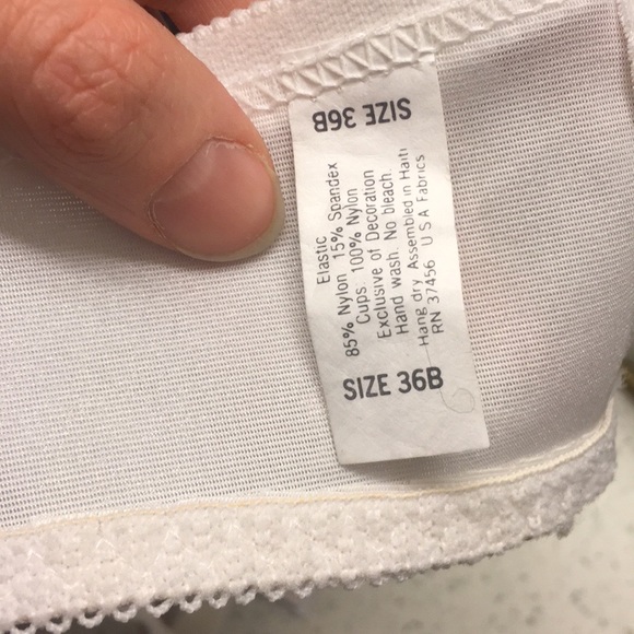 NWT vintage unlined nylon bullet bra - Picture 4 of 4